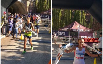 Mohamed Lansi, en hombres, y Fatima Azzahraa, en mujeres, se proclaman ganadores de la XVII Subida al Quiebrajano, que, con sus 500 participantes, ha permitido recuperar la sensación de normalidad en las pruebas deportivas