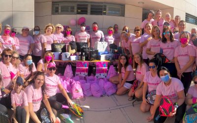 «El Pádel se Viste de Rosa», a beneficio de Ajicam, Asociación Jiennense contra el cáncer de mama celebrado en La Salobreja