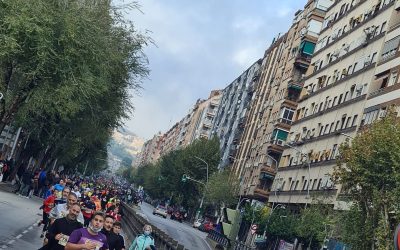 El concejal de Deportes, Carlos Alberca, destaca la participación y los valores de la XXI Carrera Popular y Gran Caminata del Instituto Santa Catalina