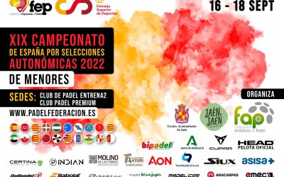 Más de 470 jugadores y jugadoras de 17 selecciones territoriales participarán en el XIX Campeonato de España de selecciones autonómicas de menores pádel que se celebra este fin de semana en Jaén