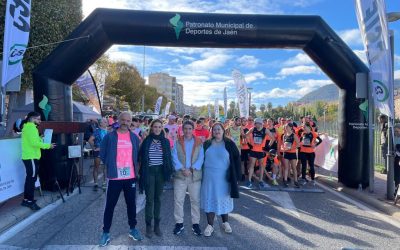 El concejal de Deportes y la edil de Igualdad asisten a la X Carrera Popular por la NO violencia de género y la igualdad, que reunió a más de 370 deportistas