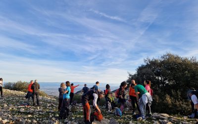 Gran éxito de la ruta de senderismo Cuesta Negra-Cumbre de Jabalcuz organizada por el Grupo de Actividades en la Naturaleza