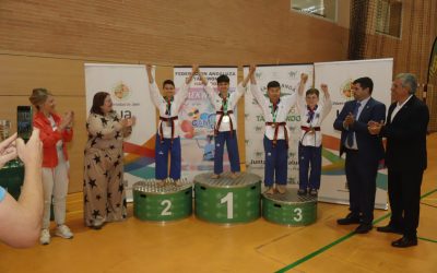 Más de 300 deportistas participan en el Campeonato de Andalucía de Poomsae de taekwondo celebrado en la capital