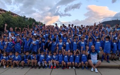 Un centenar de niños y niñas de la Asociación Deportiva Expansión Norte participa en la fiesta de fin de temporada celebrada en el Bulevar