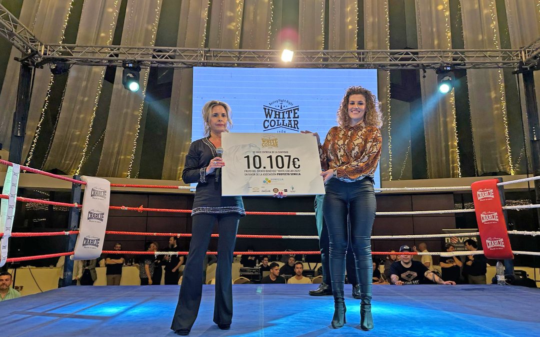 Lleno absoluto y récord de recaudación en la velada solidaria White Collar Boxing celebrada a beneficio del Proyecto Semilla