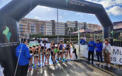 El corredor del Cerro Puerta Impulse Tri Rafa Sánchez se impone en la categoría cadete del III Duatlón de Menores de Jaén, puntuable para los circuitos andaluz y provincial de la disciplina