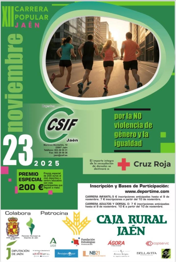 XII CARRERA POR LA NO VIOLENCIA DE GÉNERO Y POR LA IGUALDAD - Patronato ...
