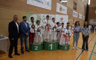 Más de 300 participantes en el Campeonato de Andalucía de Poomsae y en el torneo de promoción Caja Rural celebrados en el pabellón de la UJA