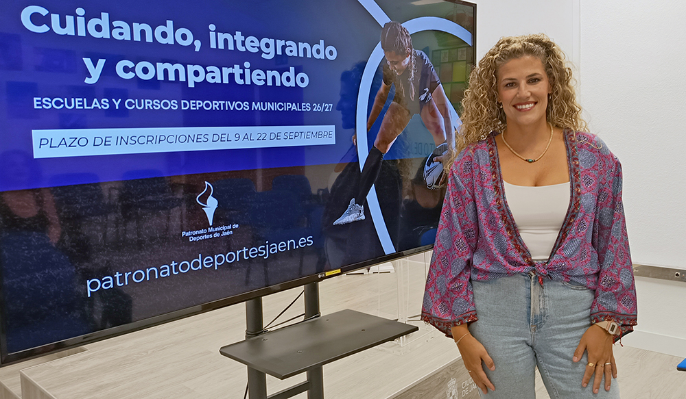 El Ayuntamiento de Jaén destaca el aumento en un 30 por ciento de plazas y de la oferta para las escuelas y cursos deportivos municipales, cuya inscripción comenzará el próximo 9 de septiembre