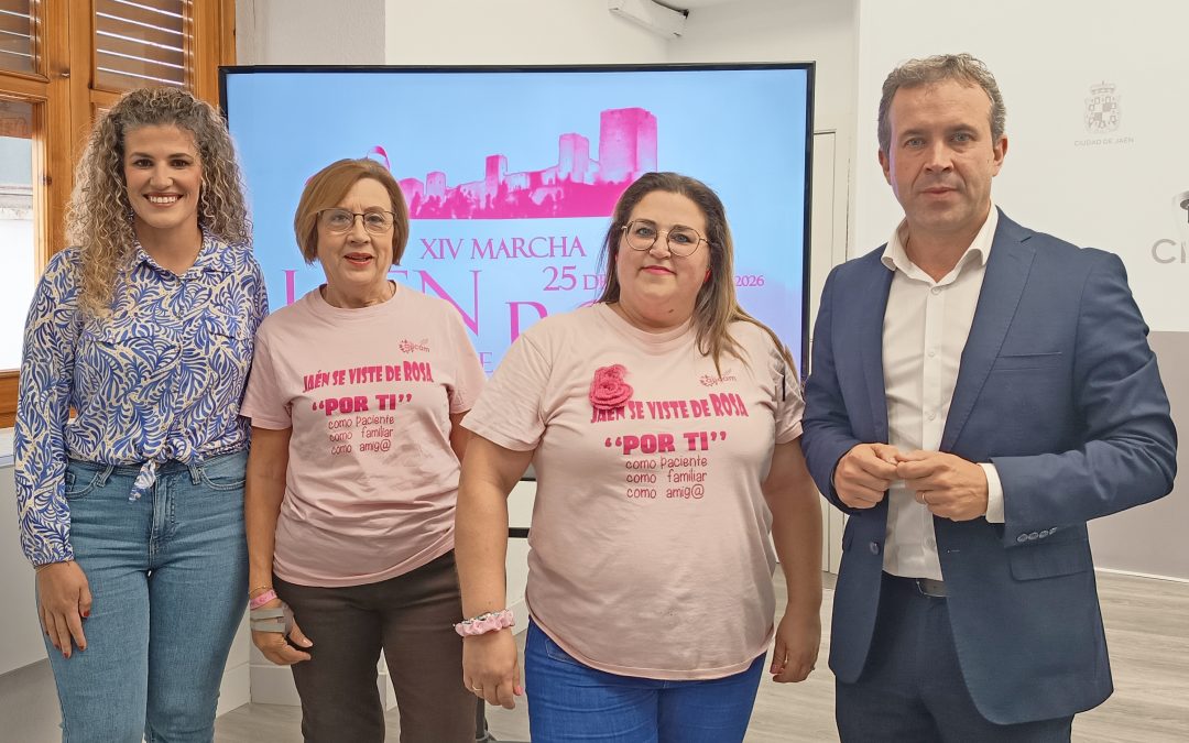 El Ayuntamiento de Jaén respalda la marcha ‘Jaén se viste de rosa’ y se une a las reivindicaciones que Ajicam suma a la edición de 2026 “para visibilizar que no están solas”